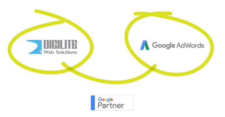 Digilite is an officially recognised Google AdWords Certified  Partner