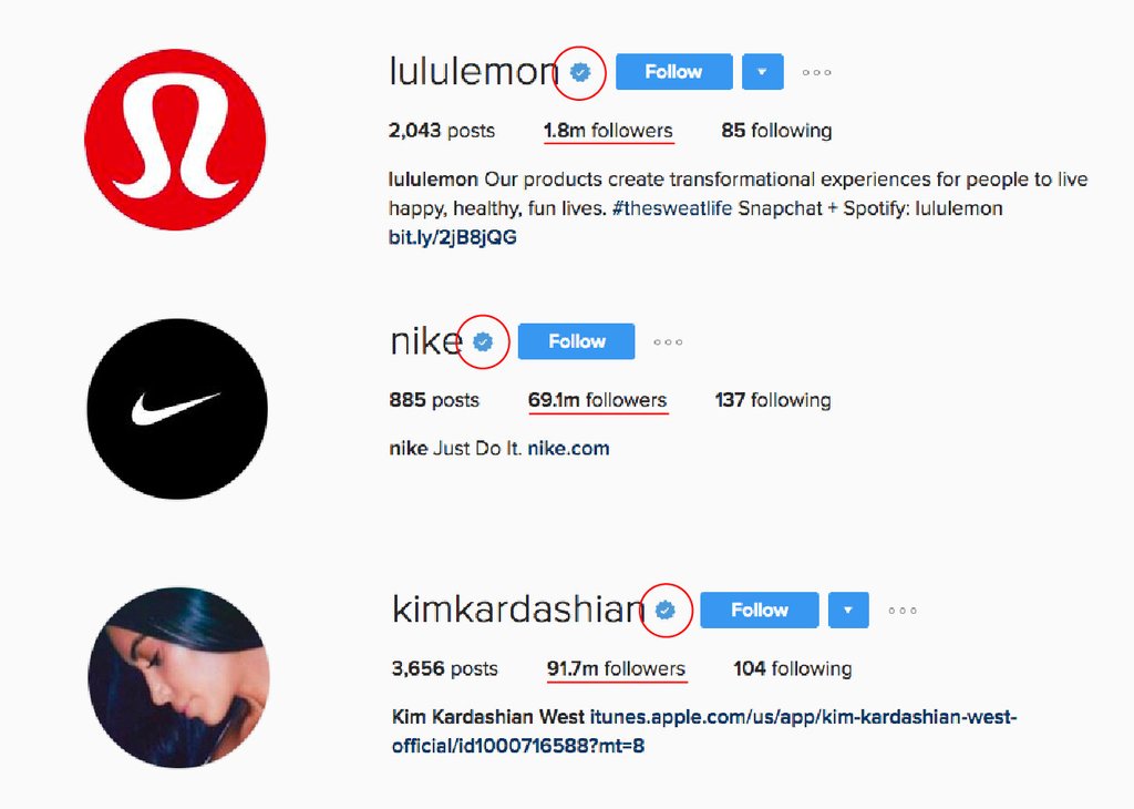 how to add a verified badge on instagram