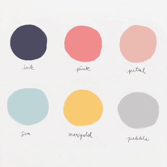 Muted color palette
