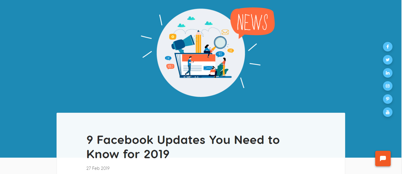 Facebook updates blog