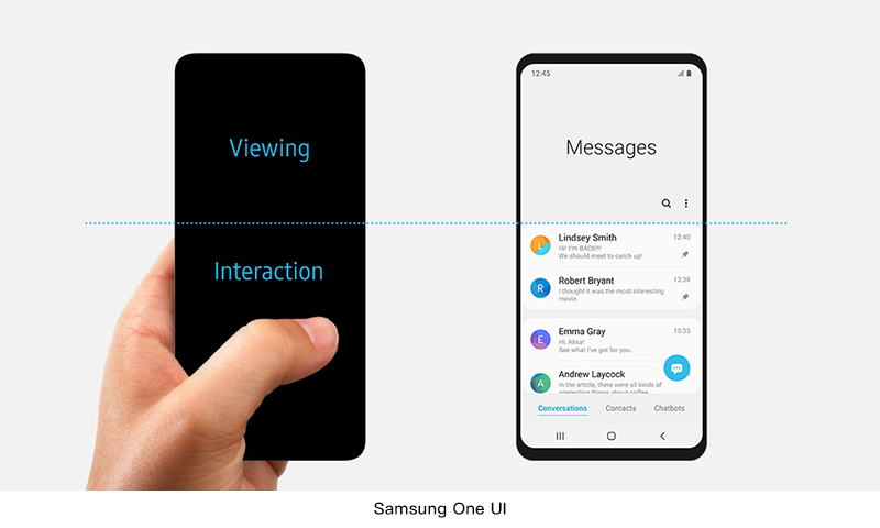 Samsung 's UI suggestion