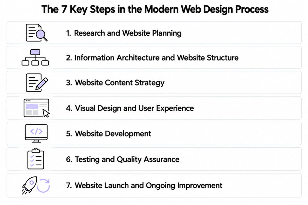 The 7 Key Steps in the Modern Web Design Process | Digilite The 7 Key Steps in the Modern Web Design Process