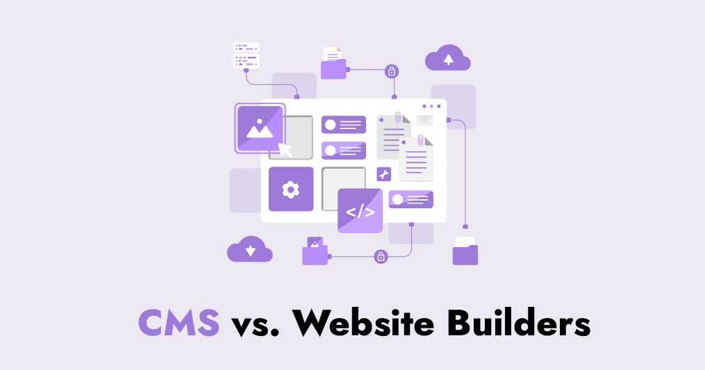 cms vs website builder