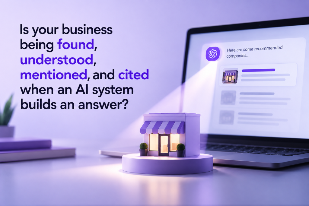 image | Digilite AI search highlighting a local business recommendation, illustrating whether a company is found, understood, mentioned, and cited in AI-generated answers.